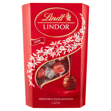 Lindor Lindt 337 gr di Cioccolatini al LATTE in scatola rossa Praline Cioccolato