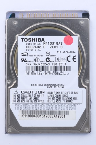 Toshiba mk1031gas 100 5 - toshiba,