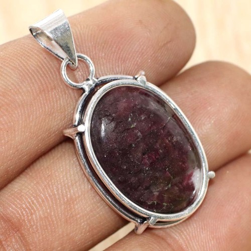 Ciondolo lepidolite placcato