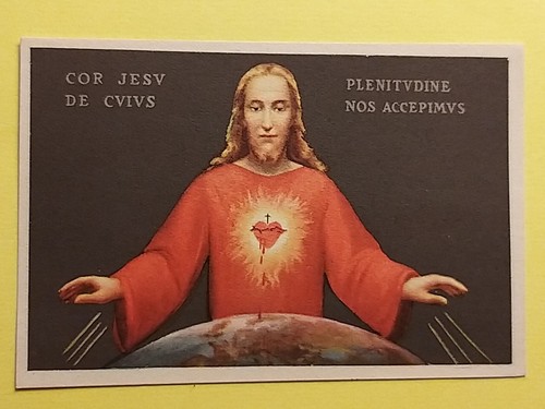 Santino sacro cuore di gesù - di,