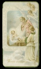 antique saint chrome-holy card