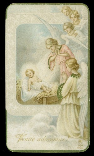 Antico santino cromo holy card - cromo-holy,