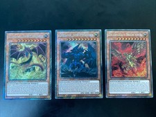 YuGiOh Set Carte Dei Slifer Ra Obelisco | Quarter Century Bonanza | 1° Edizione