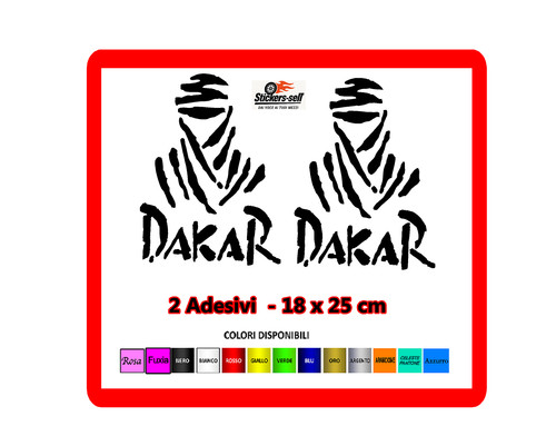 Adesivo auto 4x4 dakar - 4x4,