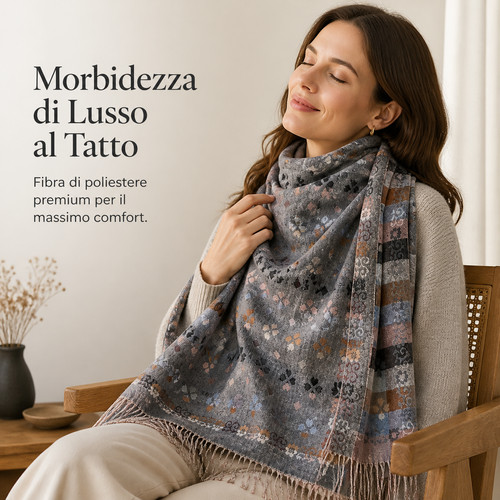 Scialle donna elegante - scialle,