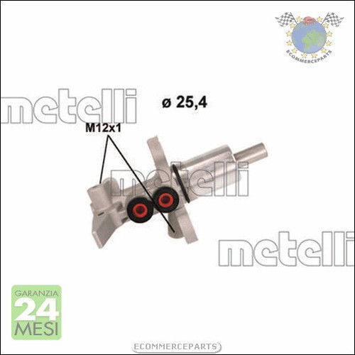 Pompa freni metelli per - metelli,