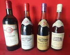 Lotto 4 Bottiglie vini vintage