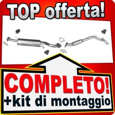 Scarico Completo per MITSUBISHI PAJERO SPORT I 2.5 TD 3.0 V6 LWB Marmitta