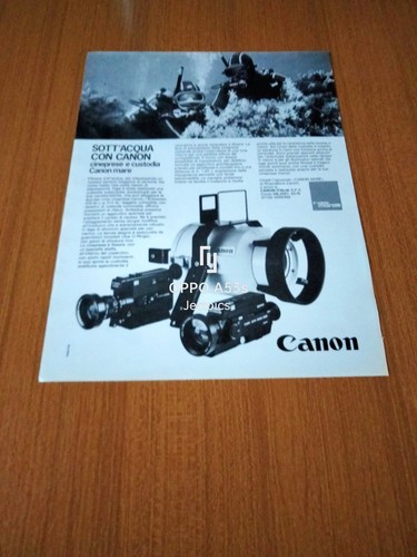 1979 canon mare cinepresa - cinepresa, e