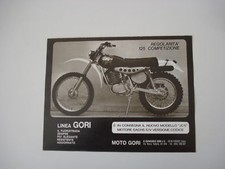 advertising Pubblicità 1975 MOTO GORI 125 RC