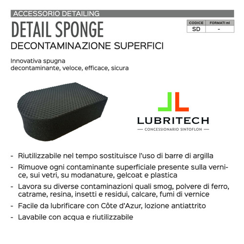 Sintoflon detail sponge - detail,