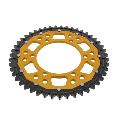 Kettenrad alu gold - gold, 47-zähne