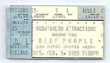 Deep Purple Biglietto Del