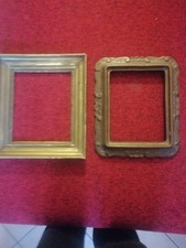 Due Cornici Dorate In Legno