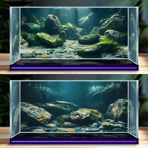 Adesivo sfondo acquario