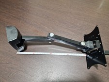 SUPPORTO STAFFA PARETE MURO TV LCD PLASMA LED 14'' A 28'' POLLICI MAX 20KG nero