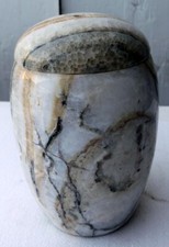 Onyx brush holder amphora