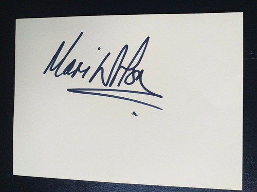 Mari wilson signed page - mari,