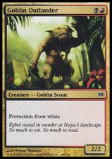 MTG GOBLIN OUTLANDER FOIL EXC