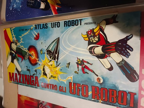 Riproduzione poster mazinga - riproduzione,