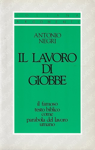 Negri antonio lavoro di - lavoro,