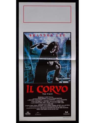 Locandina corvo brandon lee - il,