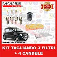 KIT TAGLIANDO + 4 CANDELE FIAT