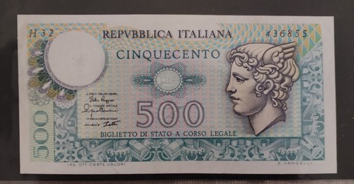 Rara 500 lire - lire, carta