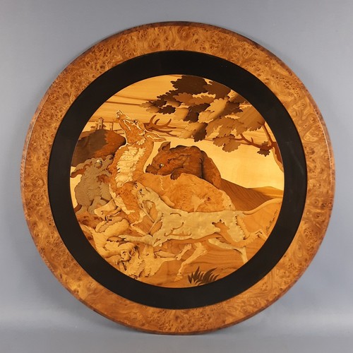 Grande quadro tondo - quadro, legno