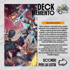 Yugioh! Mazzo Deck MEMENTO da