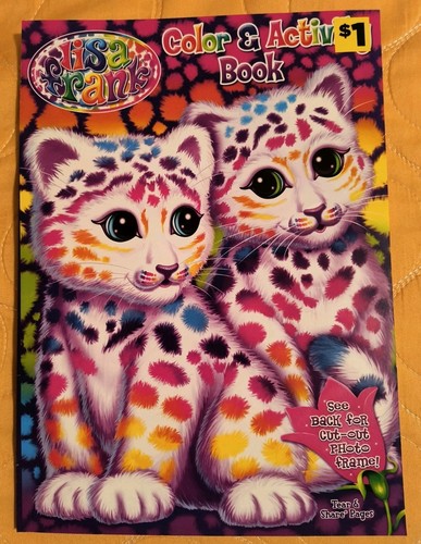 Lisa frank coloring activity - frank, &