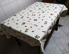 Tovaglia antimacchia no stiro rettangolare x tavolo set presine cucina grembiule