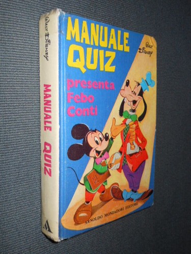 Manuale quiz walt disney - manuale, 1971