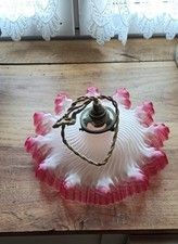 ANCIEN ABAT JOUR EN OPALINE