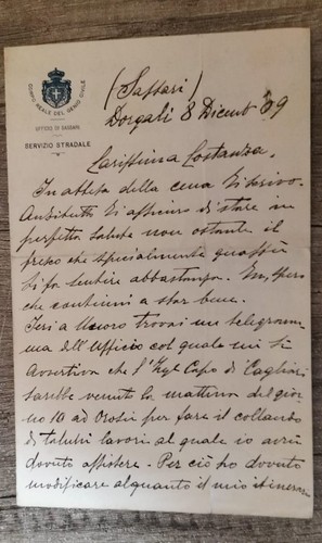 Documento del 1909 corpo reale - documento,