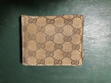 Portafoglio uomo gucci Monogram GC Ebano Marrone wallet con portamonete Original