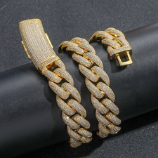 Collana catena maglia cubana