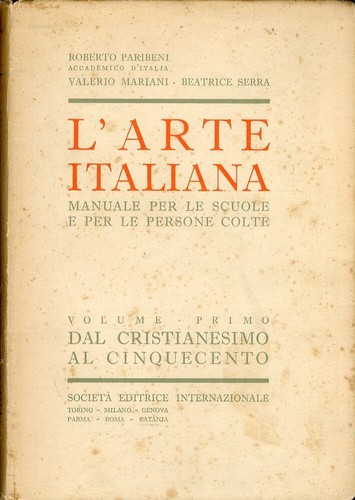 Arte italiana manuale per - l'arte, italiana.