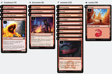 Mazzo Mono Rosso Pauper Burn -
