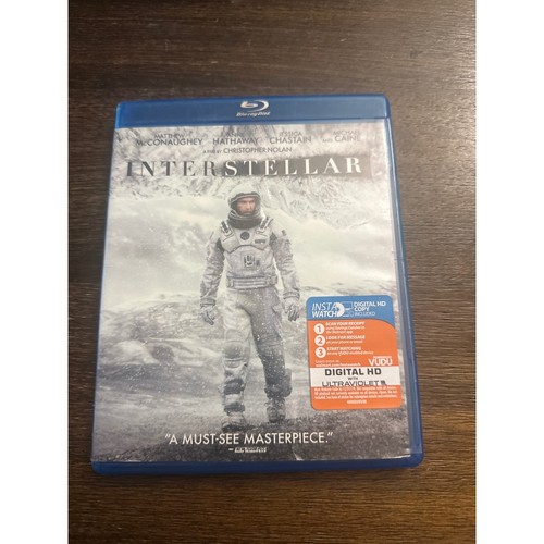 Interstellar blu ray disc - interstellar, blu-ray