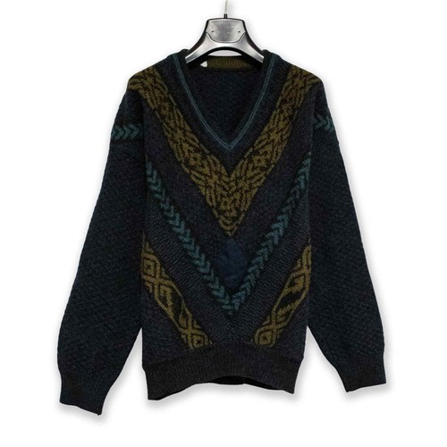 Maglione vintage blu - blu, scuro