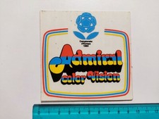 ADESIVO ADMIRAL COLOR VISION 1980 STICKER AUTOCOLLANT AUFKLEBER 80s ORIGINAL