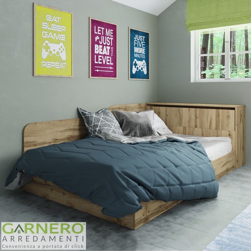 Letto contenitore una piazza - , e