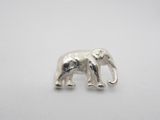 Elefante : Spilla da giacca in Argento 925 - Elefantino Portafortuna - Fortuna