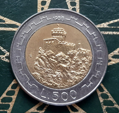 500 lire 1988 - 500,