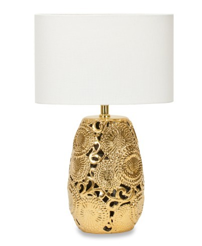 Lampada ceramica traforata - lampada,