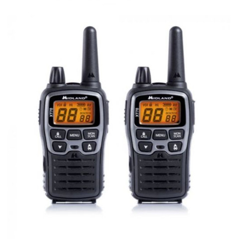 Midland xt70 pmr446 twin pack - twin,