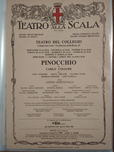 Locandina teatro alla scala - locandina,