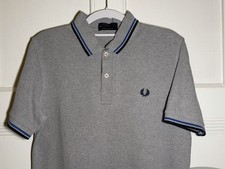 Polo Fred Perry grigia doppio