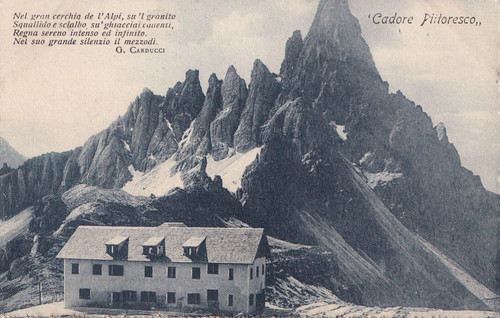 Cartolina belluno cadore - cartolina, di